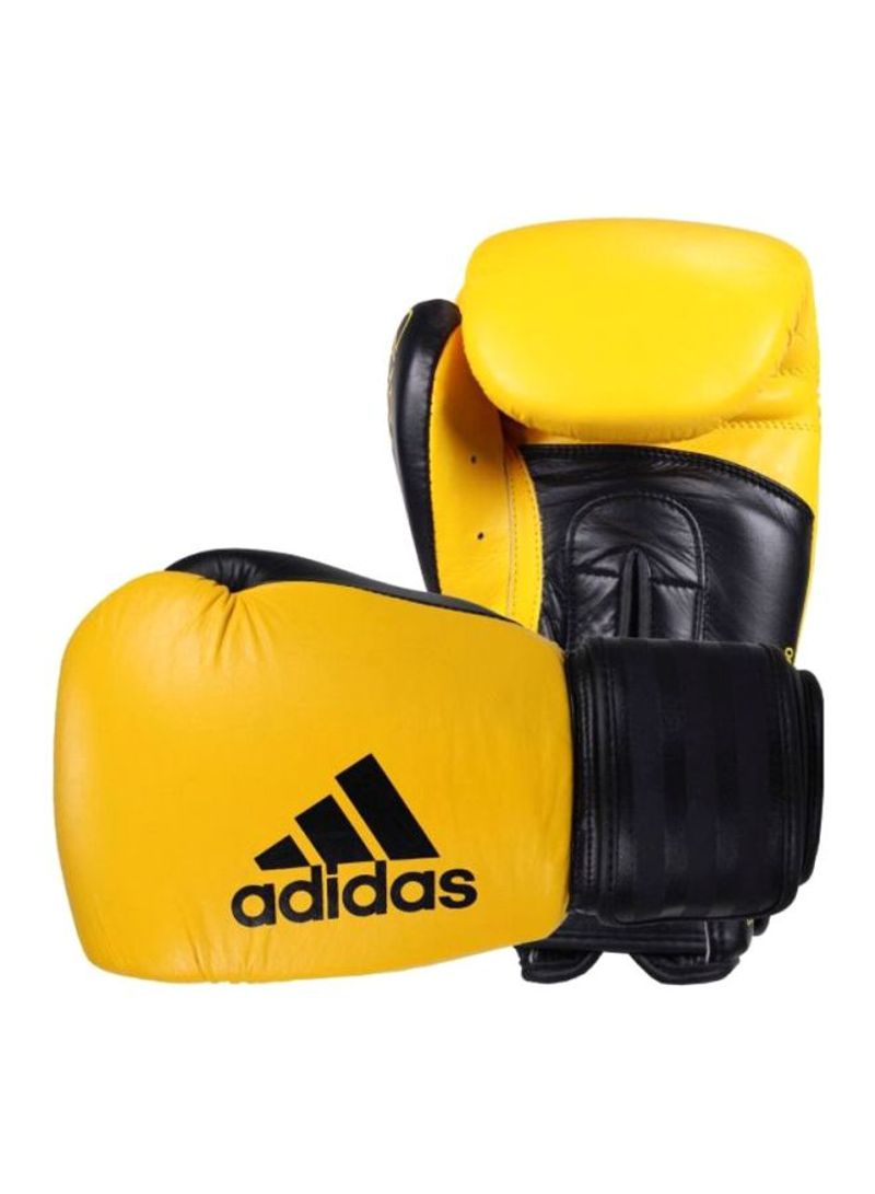 Pair Of Hybrid 200 Boxing Gloves - Yellow/Black 46-55kg