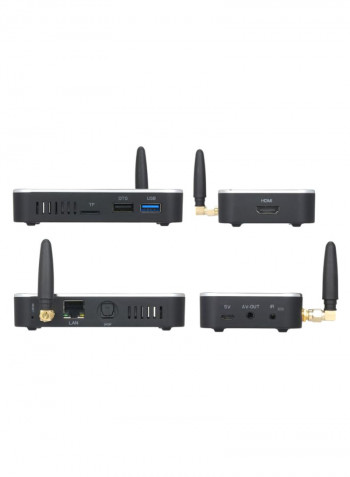 Android TV Set Top Box X3 CUBE Black/Silver