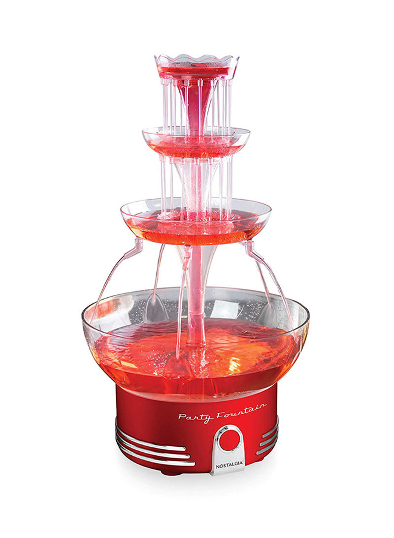 Lighted Party Fountain 30W 1 l YTRE987851 Red