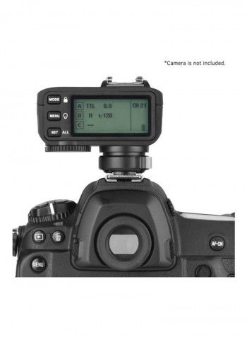 Wireless Flash Trigger For Nikon DSLR Camera Black