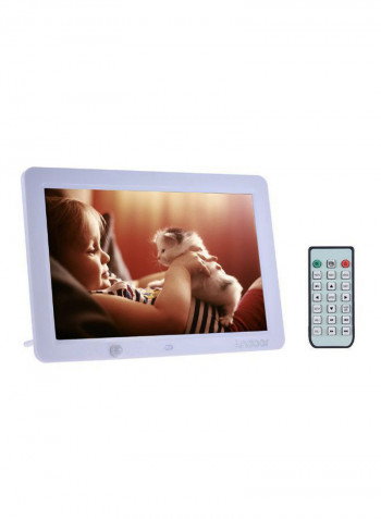 Electronic Led Digital Photo Frame Album Kit 12inch White
