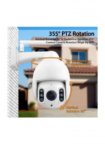 Full-HD Waterproof IP Camera - EU Plug