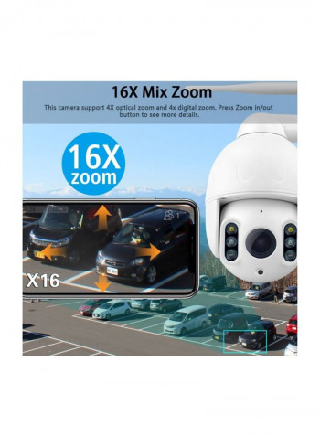 Full-HD Waterproof IP Camera - EU Plug