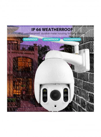 Full-HD Waterproof IP Camera - EU Plug