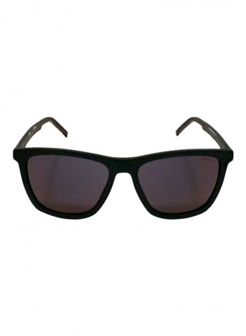 Men's Full Rim Rectangular Sunglasses - Lens Size: 56 mm