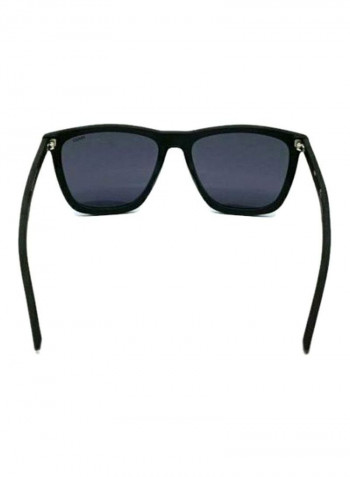 Men's Full Rim Rectangular Sunglasses - Lens Size: 56 mm