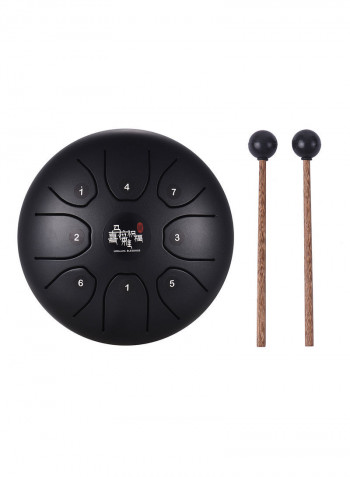 8-Tone Tongue Drum With Mallets & Carry Bag