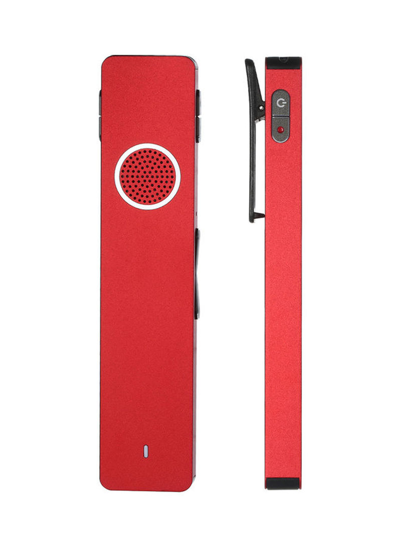 Mini Digital Voice Real-Time Recorder Translator Red