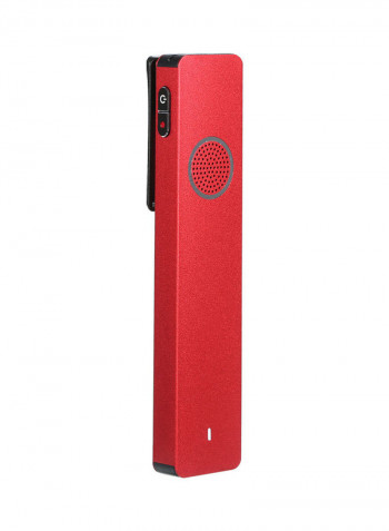 Mini Digital Voice Real-Time Recorder Translator Red