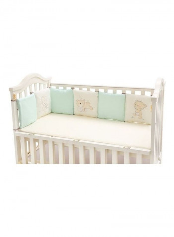6-Piece/Set Baby's Comfortable Cartoon Pattern Cotton Bedding Bumpers