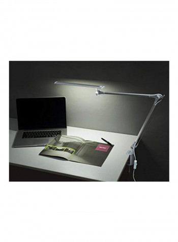 Architect Desk Lamp Silver 21x2.9x7.2inch