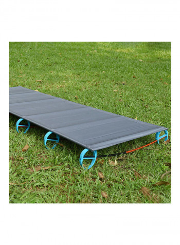Portable Outdoor Beach Camping Hiking Aluminum Alloy Simple Rest Folding Bed 1.604kg