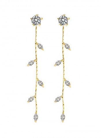 Leaf Chandelier Dangle Earrings