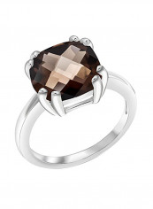 Sterling Silver Fashion Ring With Multiple Gem Stones