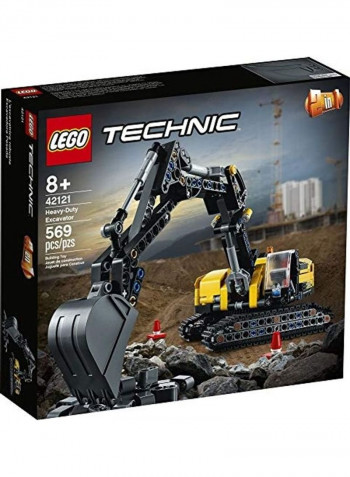569-Piece Technic Heavy-Duty Excavator Building Toy