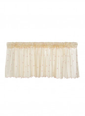 Florence Pattern Window Valance Beige/Pink