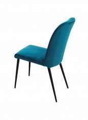 Ella Dining Chair Light Blue/Black