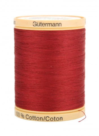 Natural Cotton Thread Raspberry
