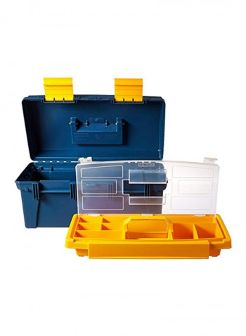 Storage Box Blue/Yellow/Clear
