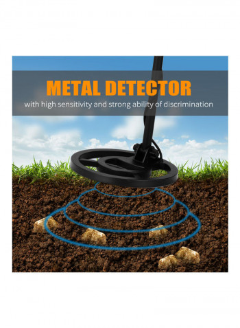 Portable Metal Detector Black