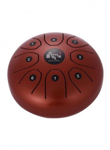 8-Tone Tongue Drum With Mallets & Carry Bag