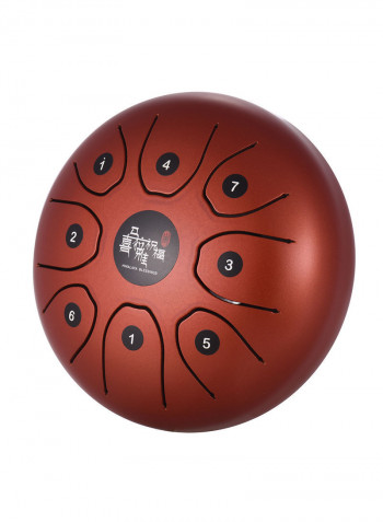 8-Tone Tongue Drum With Mallets & Carry Bag