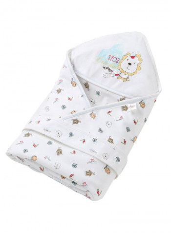 Lion Pattern Swaddle Blanket