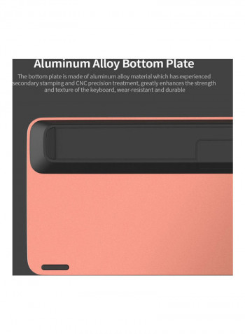 Wireless Dual-Mode Keyboard Pink