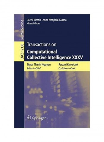 Transactions On Computational Collective Intelligence XXXV Paperback English