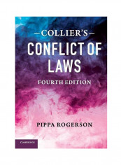 Collier's Conflict Of Laws Paperback