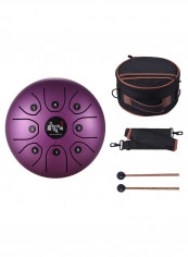 8-Tone Tongue Drum With Mallets & Carry Bag