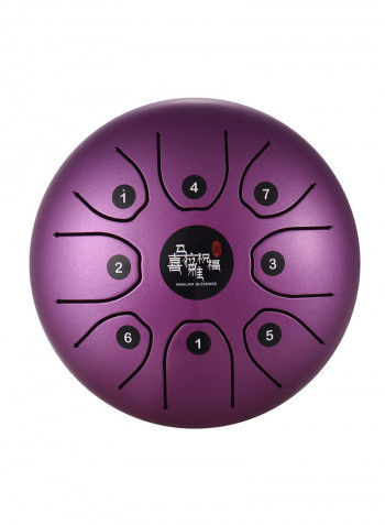 8-Tone Tongue Drum With Mallets & Carry Bag