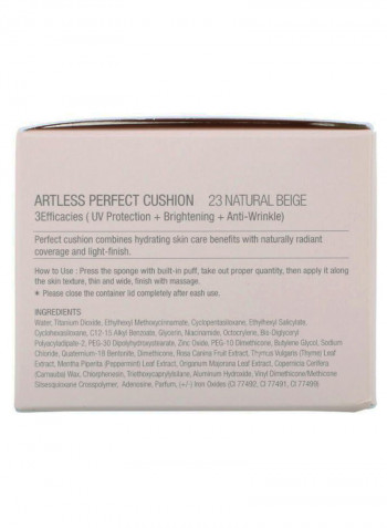 Artless Perfect Liquid Foundation With Cushion 23 Natural Beige