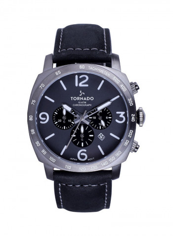 Men's Chronograph Black Dial Watch - T9102-XLBB