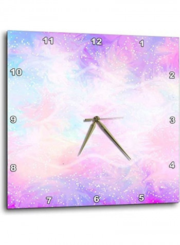 Wall Clock Multicolour 15x15inch