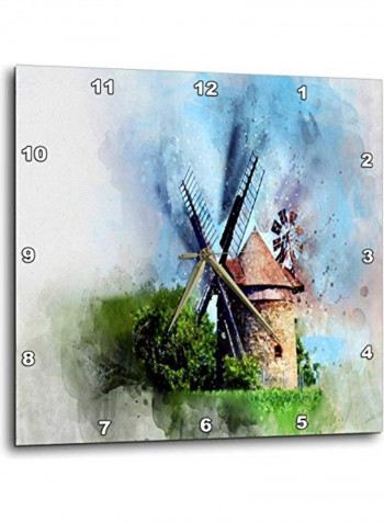 Wall Clock Multicolour 15x15inch