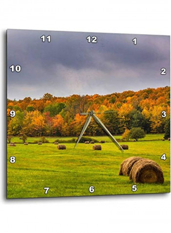 Wall Clock Multicolour 15x15inch