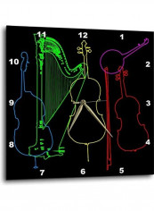 Wall Clock Multicolour 15x15inch