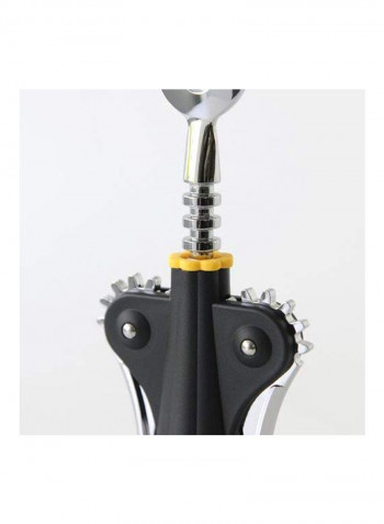 Anna Gili Corkscrew Black/Silver 9.05x2.75inch