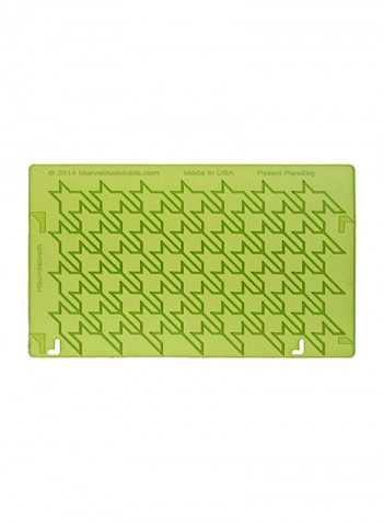Houndstooth Silicone Onlay Green