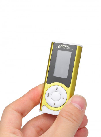 Mini Clip MP3 Digital Music Player V4248YGR Yellow