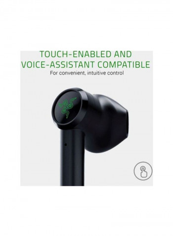RZ12-02970100-R3G1 Hammerhead True Wireless Bluetooth Earbuds, Water Resistant Black/Green
