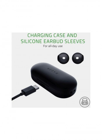 RZ12-02970100-R3G1 Hammerhead True Wireless Bluetooth Earbuds, Water Resistant Black/Green
