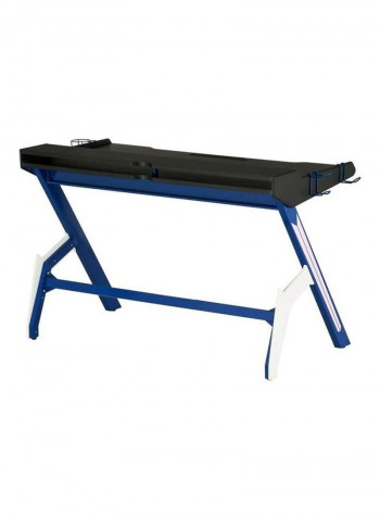 Ultimate Gaming Table Blue/Black/White