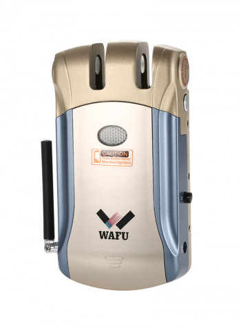 Keyless Entry Door Lock Gold/Blue 1.06kg