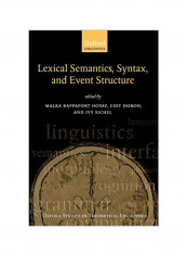 Lexical Semantics, Syntax And Event Structure Paperback