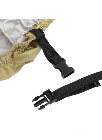 Waterproof 2 Passengers Zipper Golf Cart Protect Cover For EZ Club Car 8x3x3cm