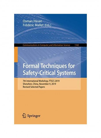 Formal Techniques For Safety-Critical Systems Paperback English reviews Formal Techniques For Safety-Critical Systems Paperback English