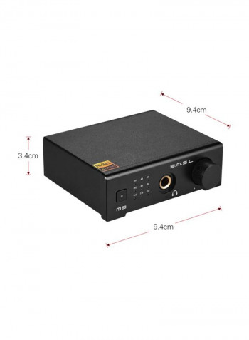 M3 Audio Decoder Headphone Amplifier I4750-A Black