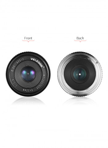32mm F/1.6 Large Aperture Manual Focus Lens For Sony Black